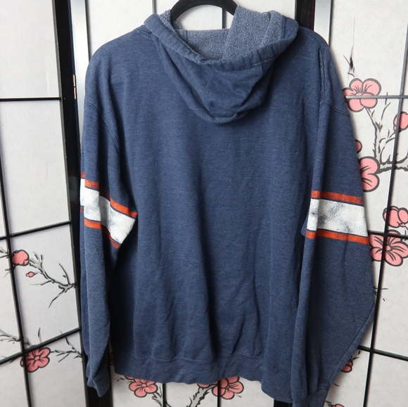 Denver Broncos Football Men's Blue Hoodie with Orange Accents - Picture 13 of 16